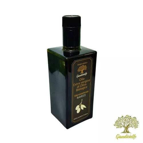 Bottiglia quadrata Olio extra vergine Ravece 100% Biologico 500 ml